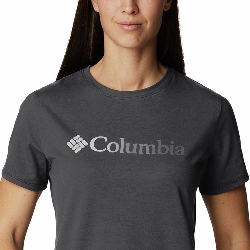 Columbia Womens  Sun Trek Ss Graphic Tee