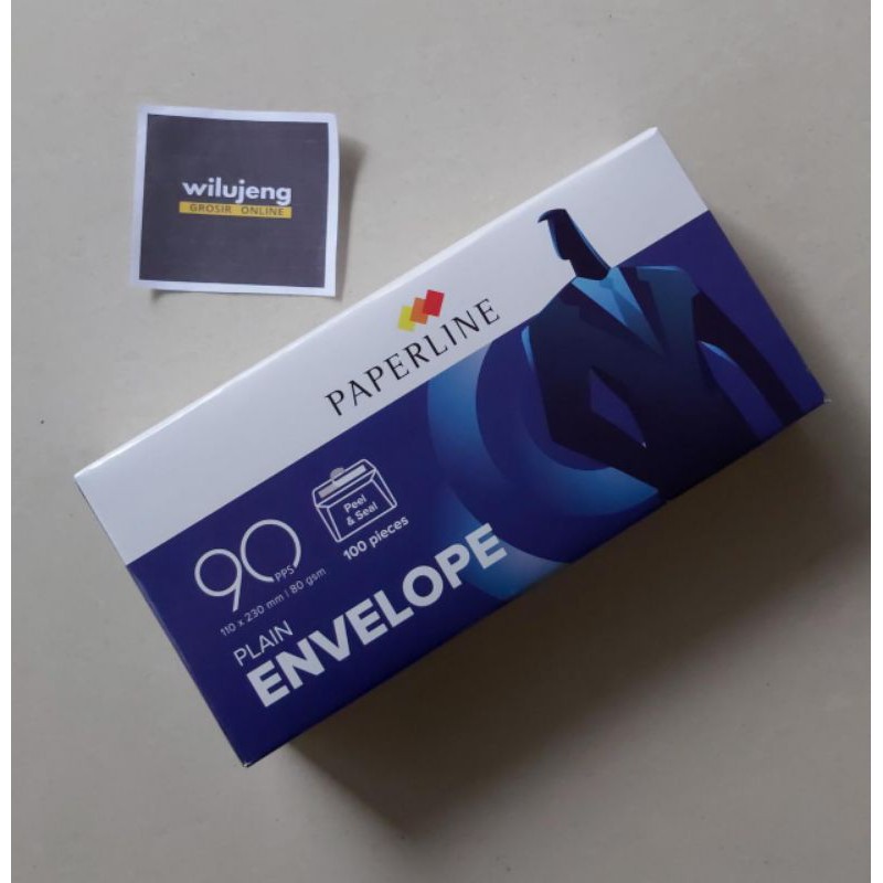 

Amplop Perekat 90 Paperline 11 x 23cm Polos (pak) (540gr)