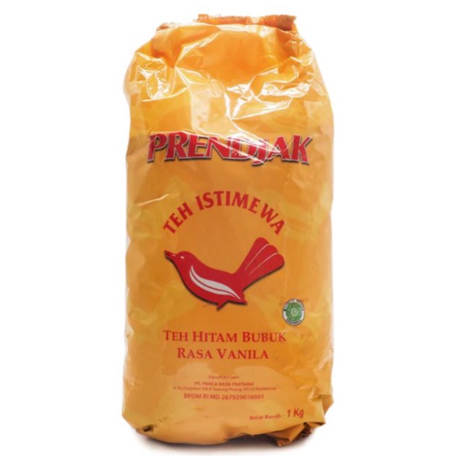 Teh Prendjak 1kg Teh Bubuk  Prendjak 1kg Teh Teh Istimewa Hitam Bubuk Rasa Vanila