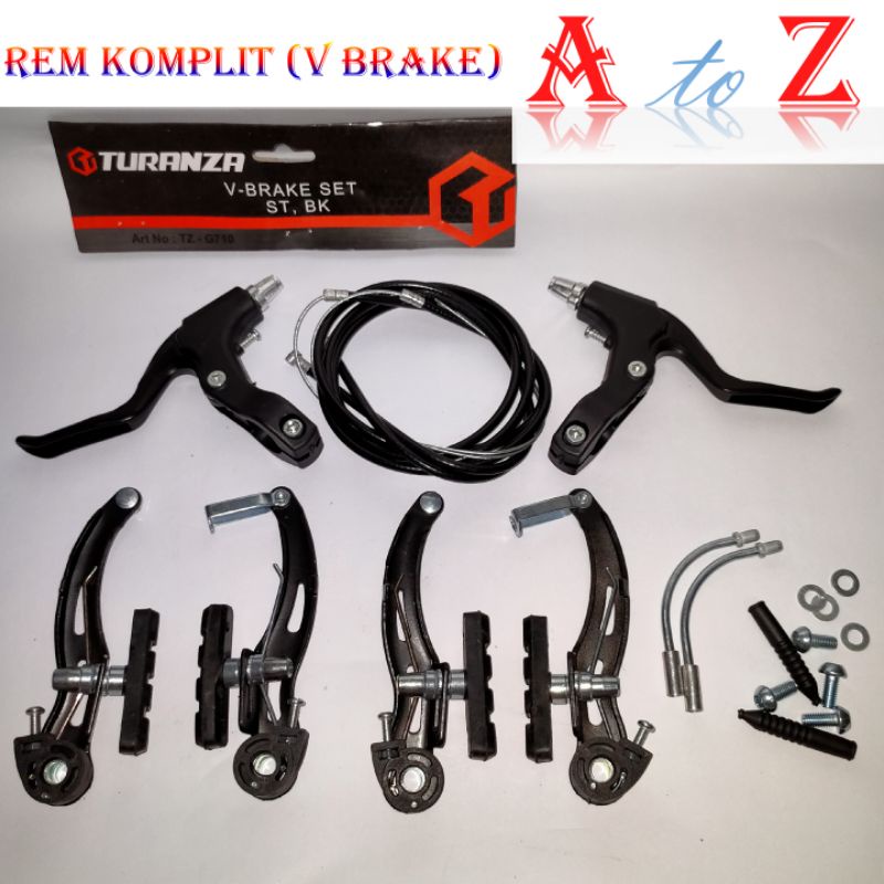 rem komplit v brake/v brake set/rem set sepeda/rem sepeda komplit