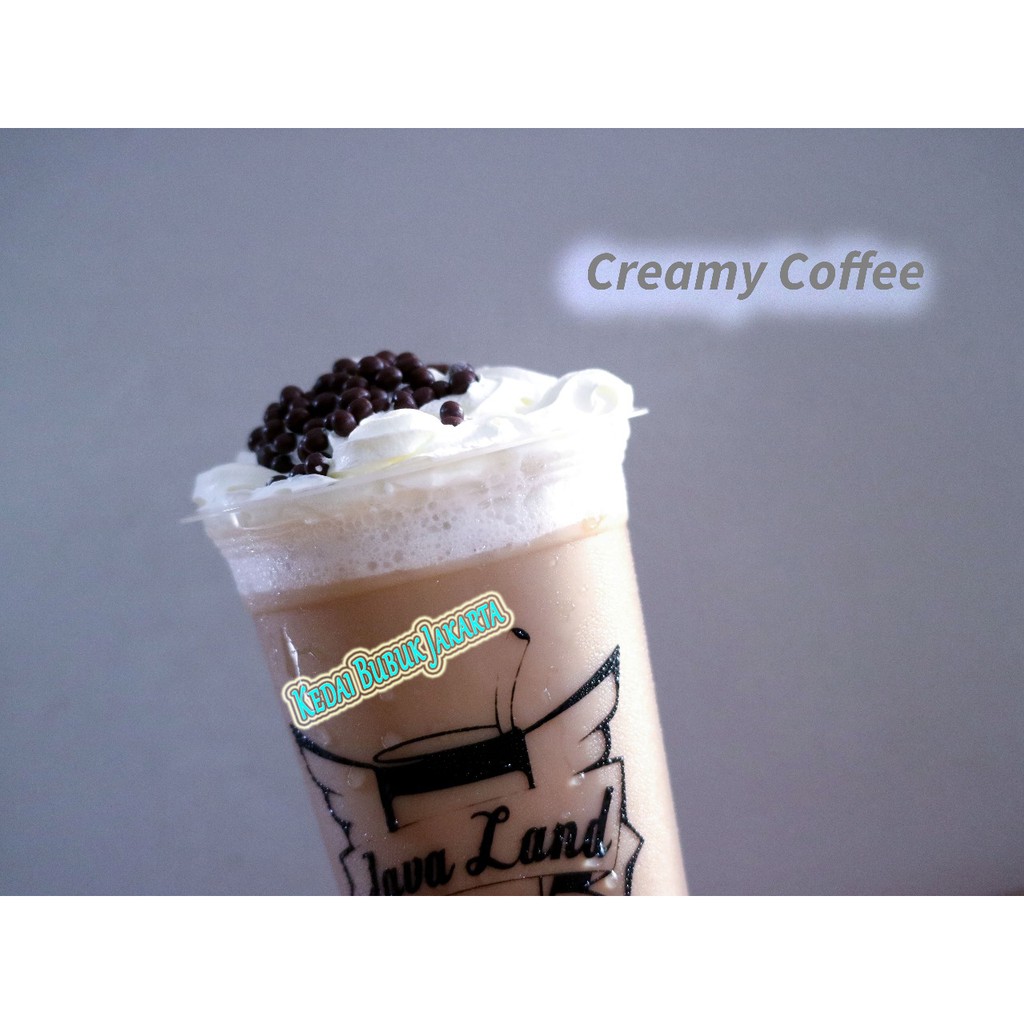Bubuk Minuman Bubble Powder Drink Creamy Coffee ORIGINAL Javaland 1kg