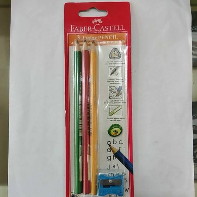 

3 Junior Pencil + free rautan
