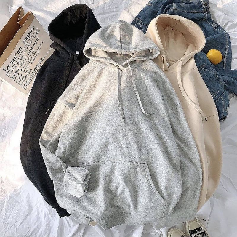 Vana Sweater Hoodie Polos Wanita Oversize - Sweater Polos- Sweater Unisex