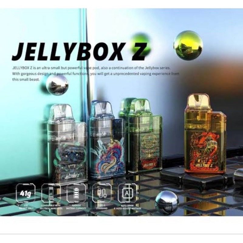 Elektronik dan peralatan elektronik kecil COD VAPOOR JELLY BOX Z JELLYBOX F DAN SE ORIGINAL FULLSET SIAP PAKAI Jaya22 lagi promo