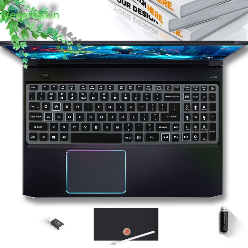 Skin Keyboard Laptop Bahan Silikon Untuk Acer Nitro 5 AN517-53 2021 AN515 54 AN515-54 AN517-51 AN517-7.6-7.5H 750 Nitro3