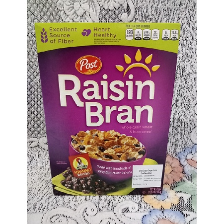 Post Raisin Bran 567gr - Sereal dengan Kismis - Cereal Import - BintangGrosir