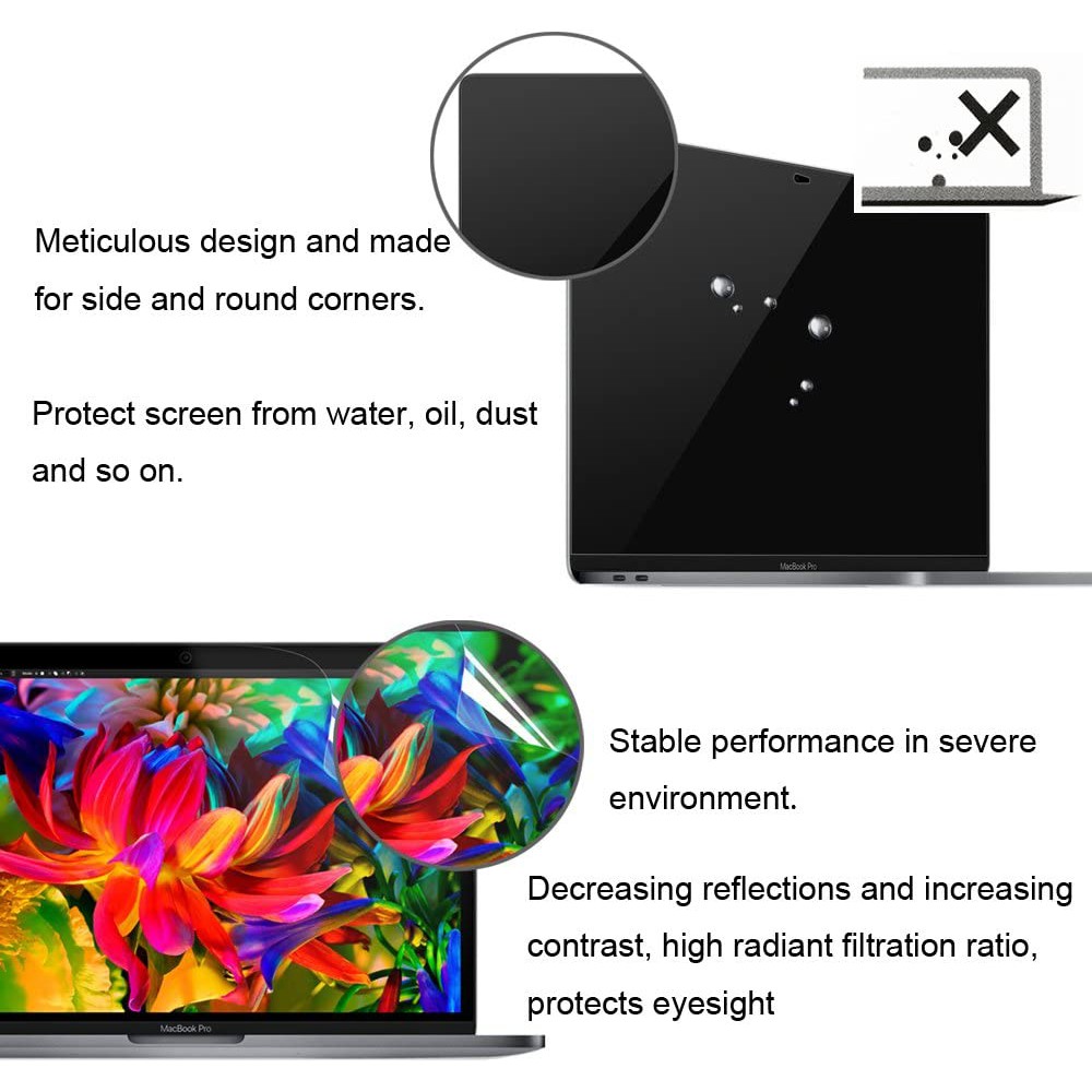 LCD Screen Guard Protector Film Pelindung Layar Apple MacBook Air Pro M1 M2 11 13 14 15 16 inch