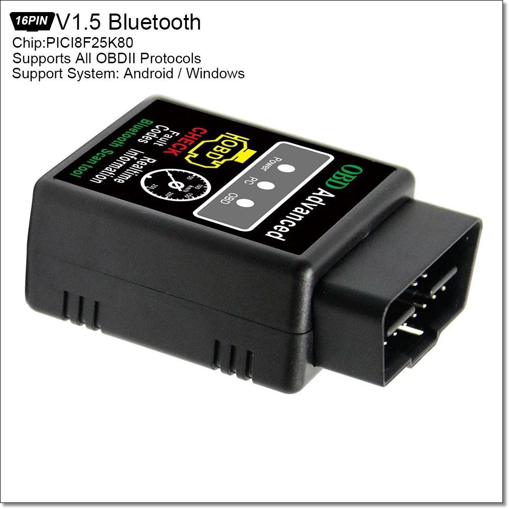 ELM327 V1.5 Obd2 Bluetooth Scanner Car Diagnostic