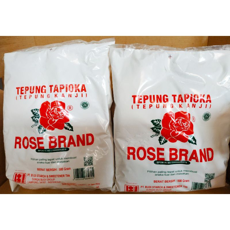 

Tepung tapioka tepung kanji rose brand 500 gr