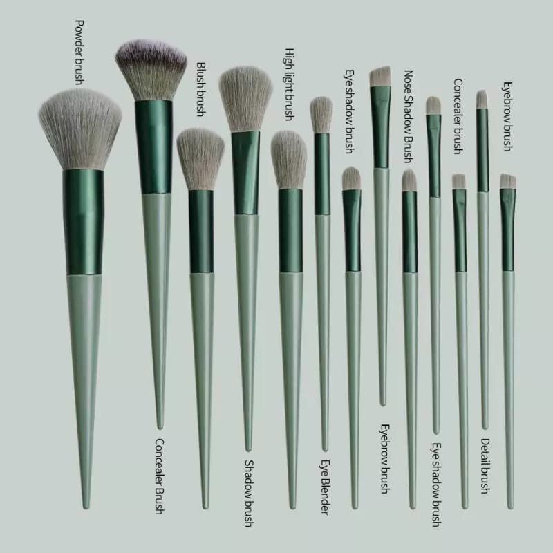 SET BRUSH 13PCS WITH POUCH IMPOR HIGH QUALITY