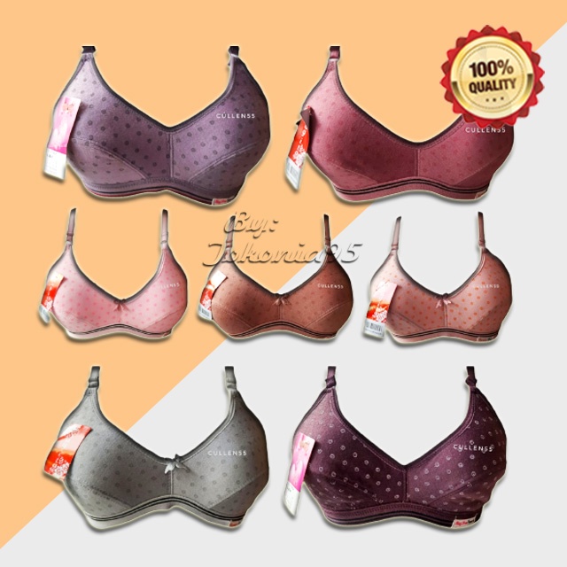 Bra Sport Motif Tanpa Busa Ketty