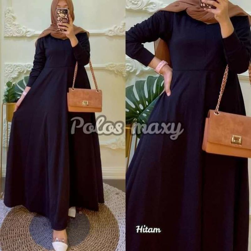 gamis polos voxy melar jumbo