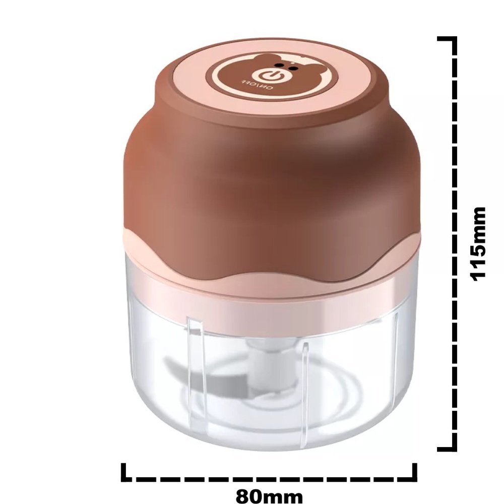 Alat Penggiling Mini Chopper Mini Food Processor Usb Blender Portabel Elektrik Tanpa Kabel SNQ-1