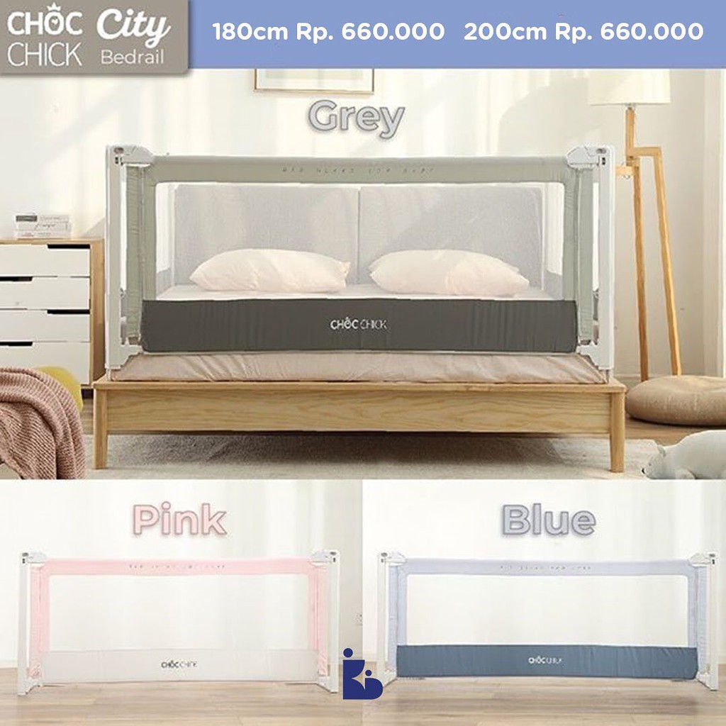 Choc Chick Kids Bedfence City |  Pagar Pengaman Kasur