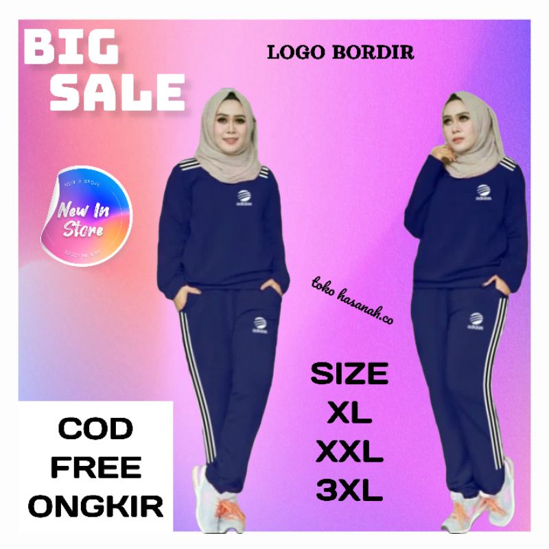 Baju Trening Olahraga Gym Wanita Lengan Panjang Setelan Training Perempuan Cewek Hijab Baju Kaos Lar