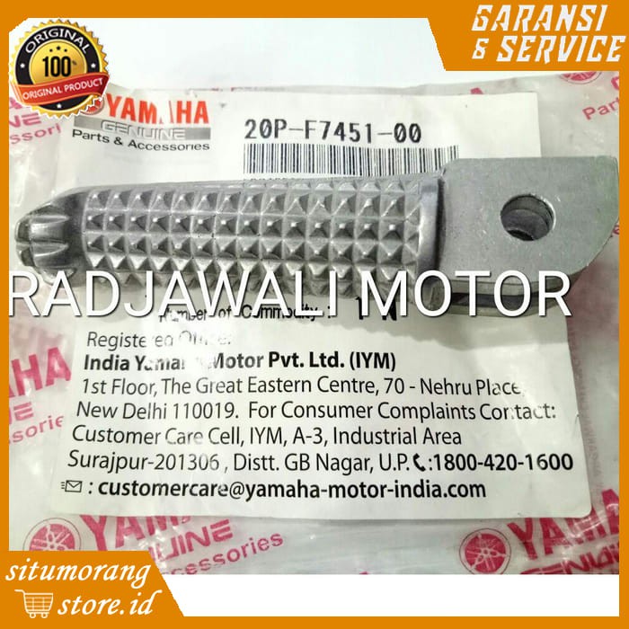 FOOTSTEP DEPAN KIRI R15 V2 ASLI ORIGINAL YAMAHA