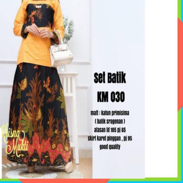 ☻ setelan batik wanita || baju batik wanita setelan || atasan dan bawahan batik || setelan batik ♝