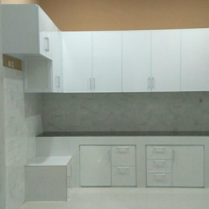 Kitchen Set Aluminium +Frame Pintu Acp Putih Goldenstar5