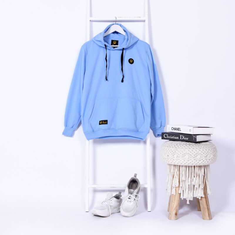 Sweater Hoodie Wanita / Pria Skyblue Stwoz Original-4