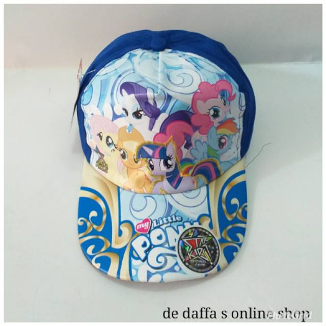 Topi Anak baseball karakter kartun star kids My Litle Pony