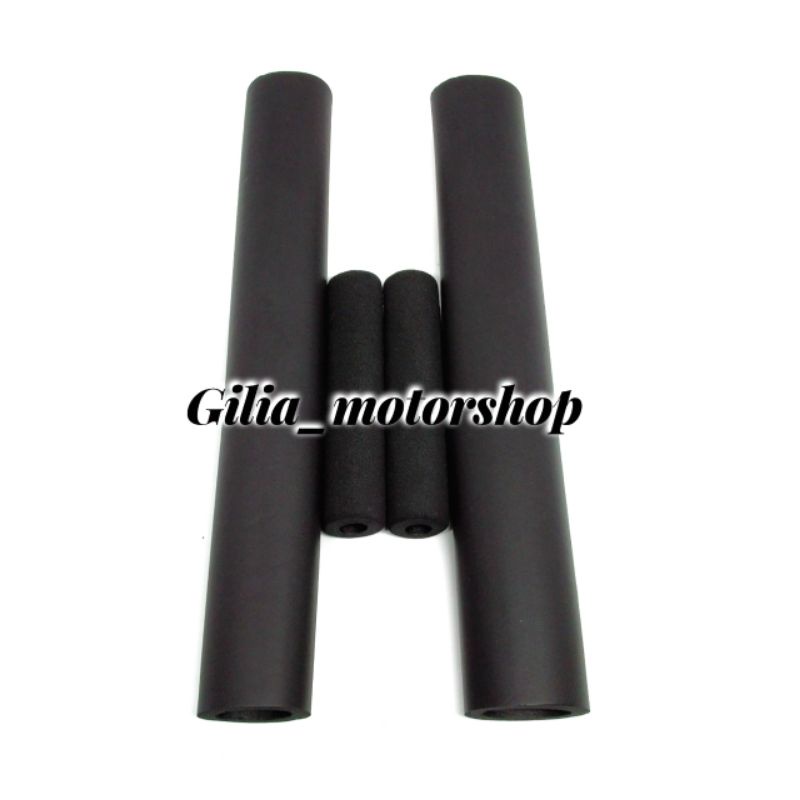 Busa Stang Polos Hitam Empuk Plus Busa Sarung Handle Rem polos hitam Universal