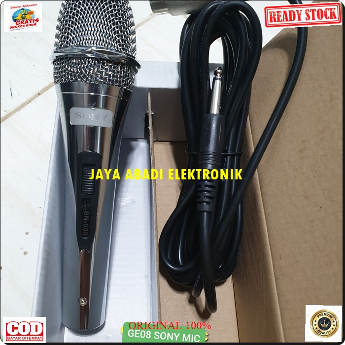 G08 SONY MIC KABEL KARAOKE LEGENDARY DYNAMIC MICROPHONE MEETING MC PIDATO SEMINAR CERAMAH IMAM ACARA LEGENDARIS PORTABLE VOKAL ARTIS AUDIO SOUND SISTEM PROFESIONAL PRO PENGERAS SUARA HIFI BAHAN METAL FULL BESI SUARA SENSITIF DAN JERNIH BISA SEGALA JENIS