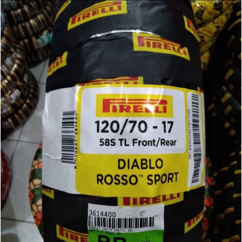 BAN PIRELLI DIABLO ROSSO SPORT 120/70-17