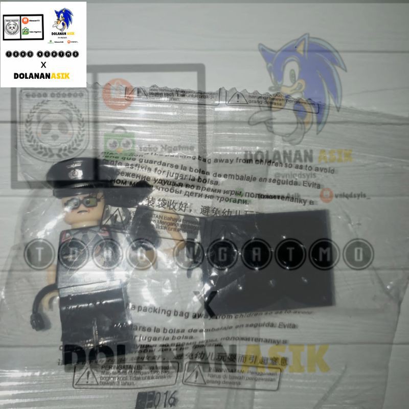 Mainan Lego German Tank and Armored Soldiers Building Block Toy