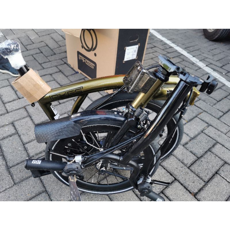 Sepeda Lipat 16 Element Pikes Gen 2 Gold Edition Goldie / Folding Trifold Element Pikes Gen 2 Goldie