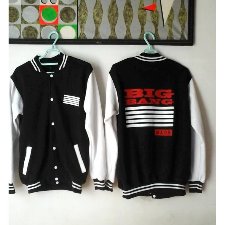 jaket varsity kpop bigbang made