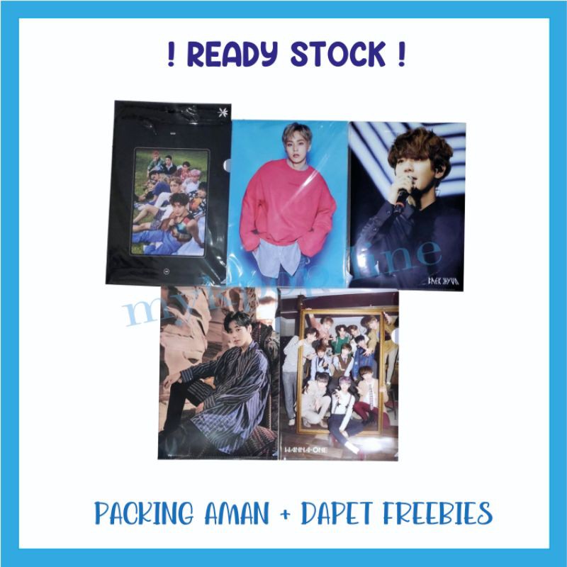 

L Holder Exo Official Goods Wannaone w1 Baekhyun Xiumin Map File Folder Japan Poster Postcard
