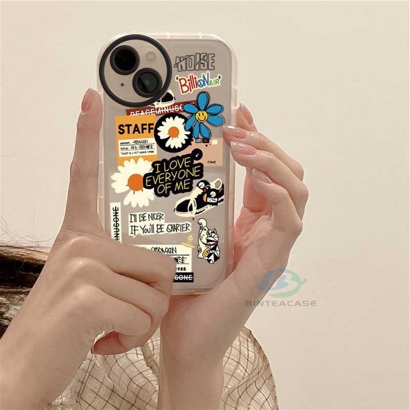 Casing TPU Realme 5 5i 6i C3 C35 C21Y C25Y C21 RealmeC11 2021 C25 C15 C12 C2 Motif Bunga Chrysanthemum