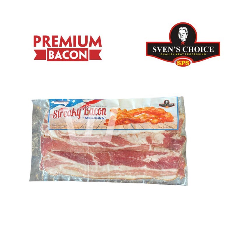 

Sven's Choice American Classic Streaky Bacon 250G