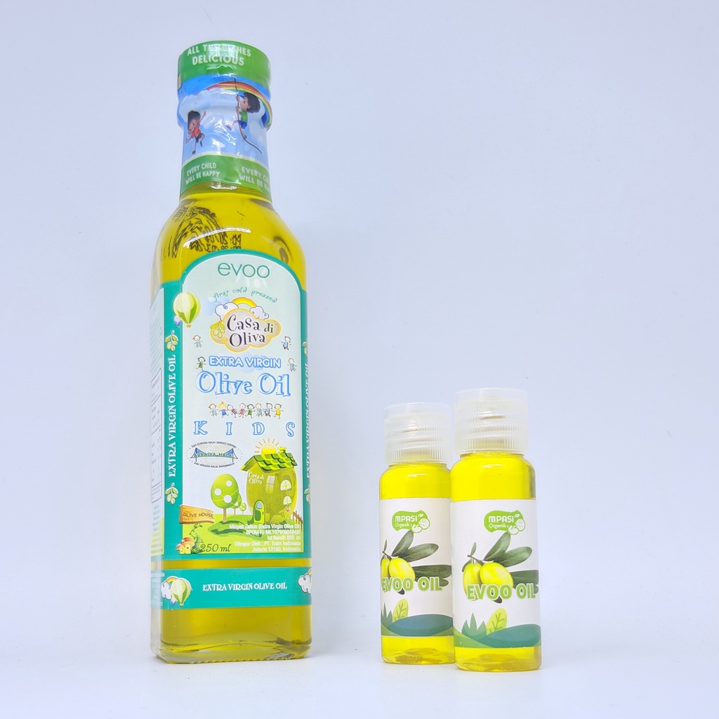 

EVOO CASA DI OLIVA | EXTRA VIRGIN OLIVE OIL | MINYAK MPASI | MINYAK ZAITUN MURNI