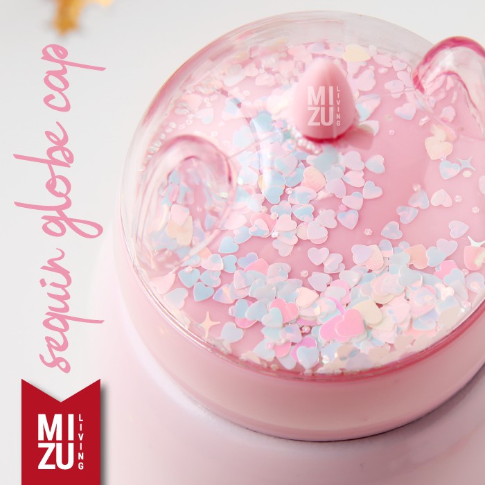 UNIDEER Termos Anak Unicorn Snow Globe 300ml Thermos Botol Air Minum Water Bottle Vacuum BPA-Free-2