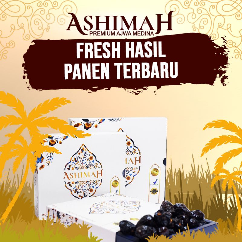 

KURMA AJWA ASHIMAH / KURMA AJWA ASHIMAH 500GRAM / ASHIMAH KURMA AJWA PREMIUM MEDINA / ASHIMAH