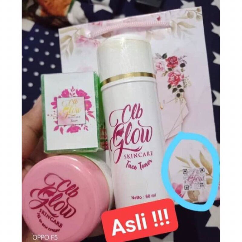 GB GLOW/CLB GLOW EMBOS ASLI/PENCERAH WAJAH BISA COD