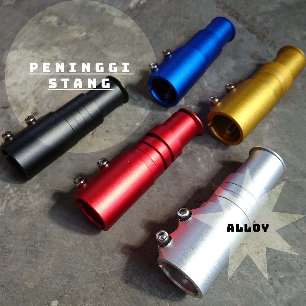 Peninggi Stang Sepeda Fork Extender Alloy