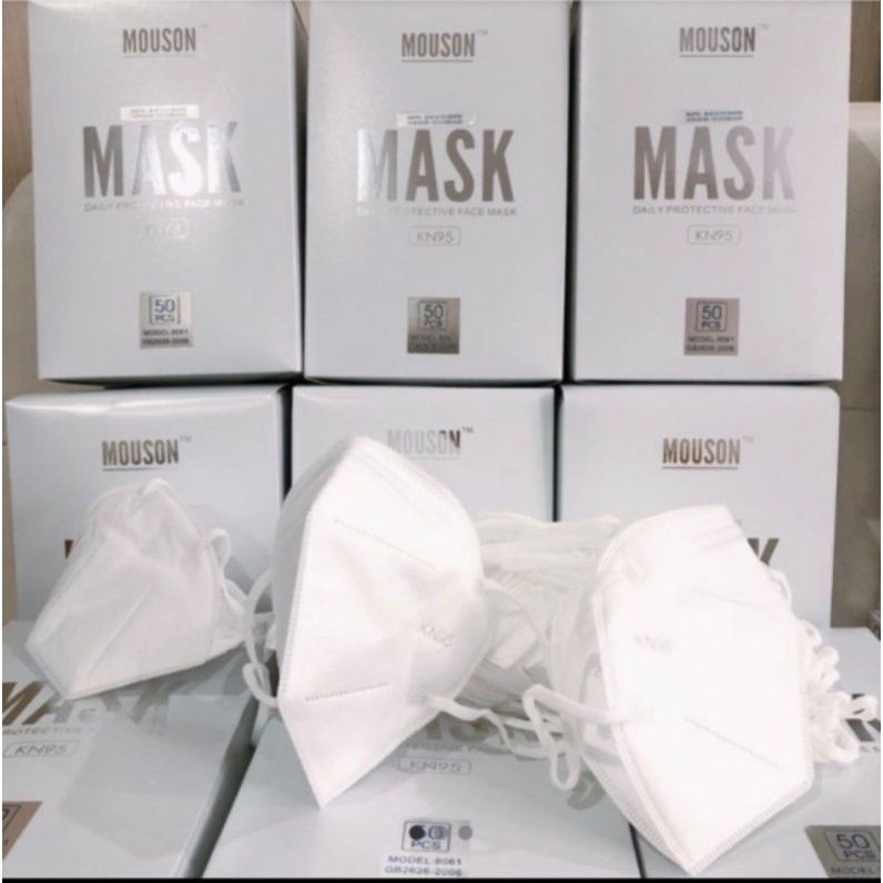 MASKER KN 95 MOUSON EMBOSS ISI 50 PCS