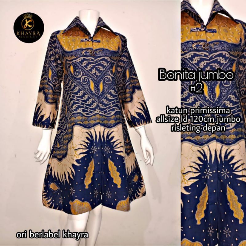 tunik bonita jumbo batik solo dress batik