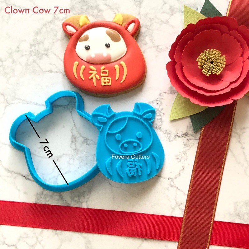 

COOKIE CUTTER Imlek + stamp uk.7cm