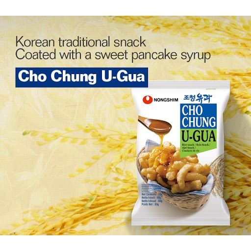 Jual Nongshim Cho Chung U Gua Rice Snack 80g Beras Pati Gandum Korea