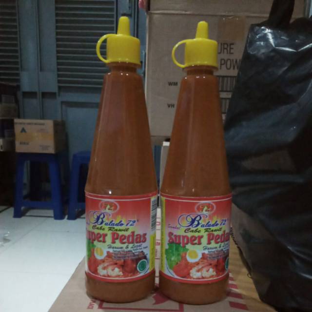 

Sambal Balado 72 Cabe Rawit Super Pedas Khas Kalimantan Barat 300ml