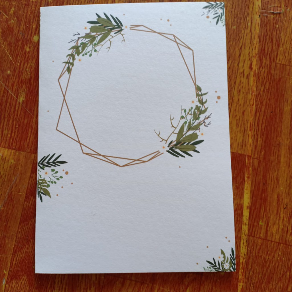 Blanko Undangan Pernikahan Rustic Terlaris