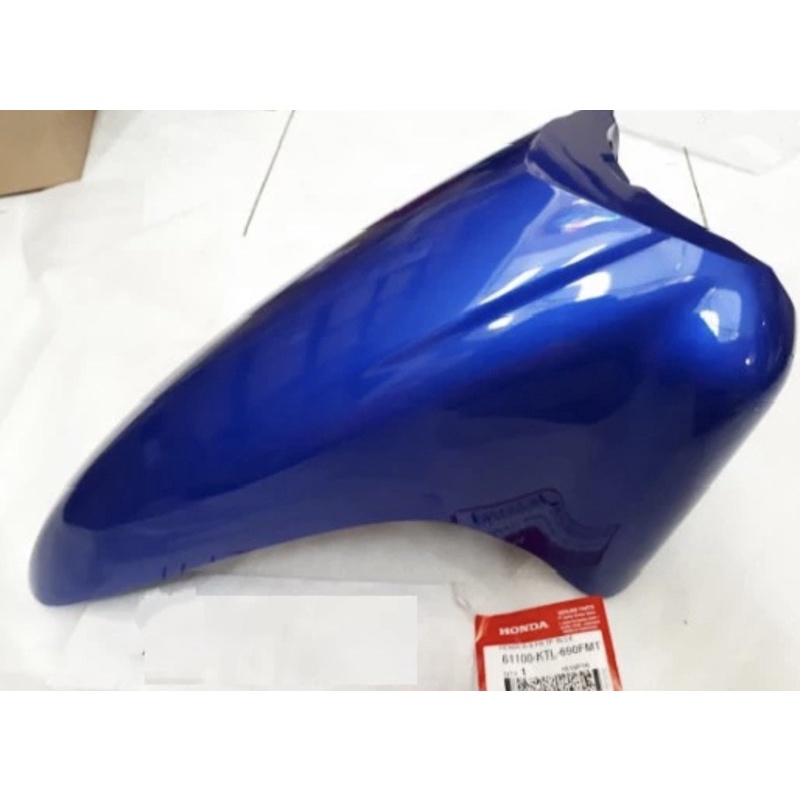 Slebor Selebor Sepakbor Spakbor Depan HONDA Supra Fit New Biru ORIGINAL 61100-KTL-690FMT