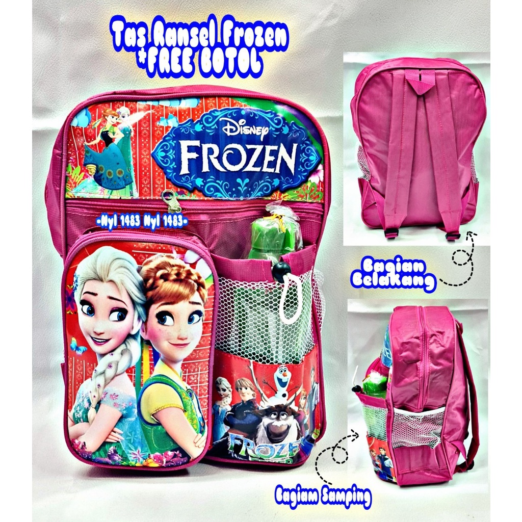 BERBONUS Tas Anak Perempuan ,Tas sekolah anak Tas anak Karakter lol Little Pony Frozen , Hellokitty