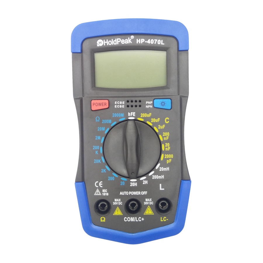 Tester LCR Holdpeak HP4070L Digital Multimeter Hold Peak HP-4070L hFE test Capacitor