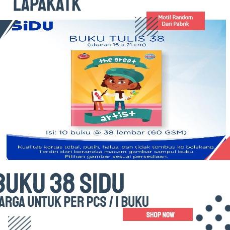 

ugm Buku Tulis 38 Lembar SIDU per pcs zkhc834