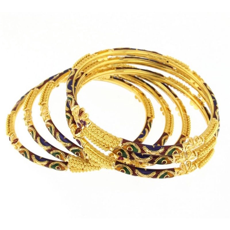 gelang dubai model keroncong ukir cat 916