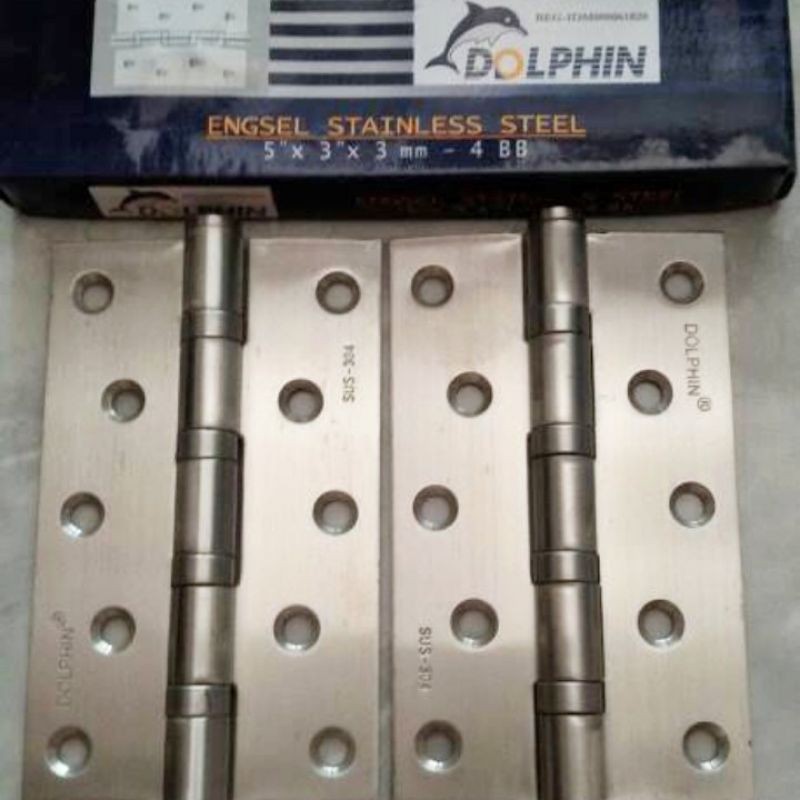 Engsel Pintu 5 inch Engsel Dolphin Stainless Sus 304 Engsel Jendela 5in